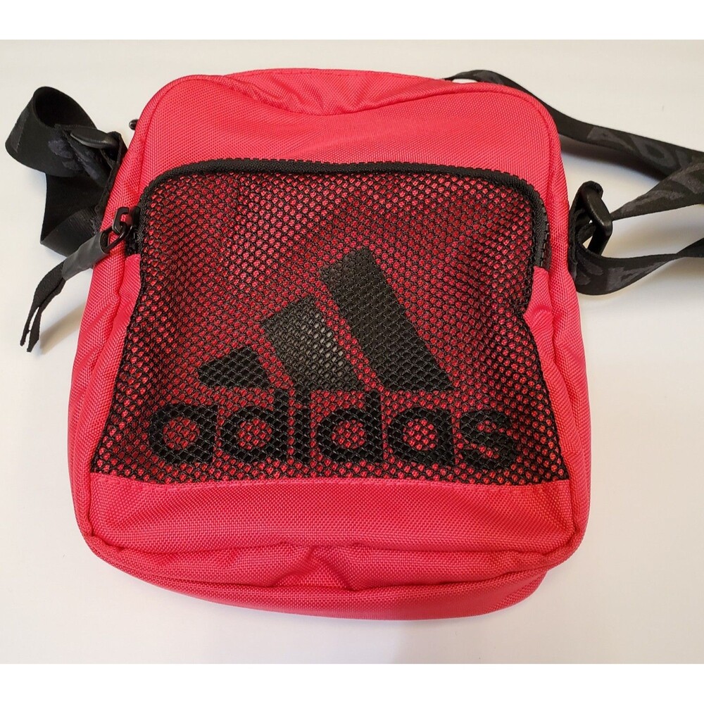 Adidas Originals Amplifier Festival Mens Unisex Crossbody Bag, Power Pink Black